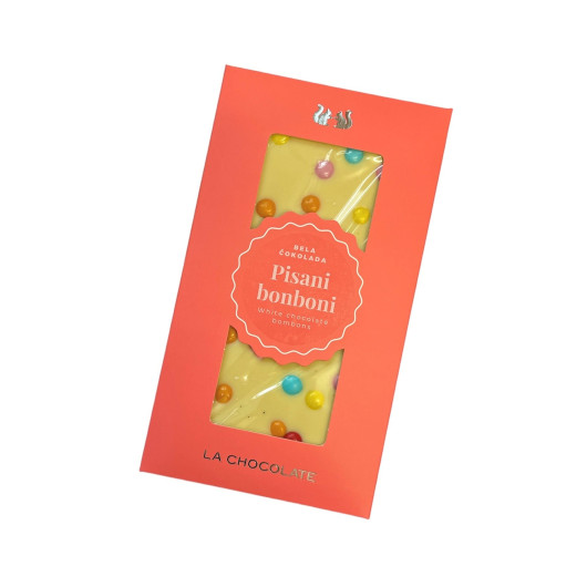 BELA ČOKOLADA Z BONBONI