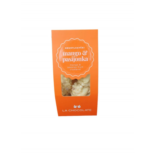 MANGO & PASIJONKA - BELI ČOKOLADNI HRUSTLJAVČKI 