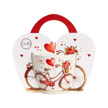 Skodelica porcelan Bike 460ml 