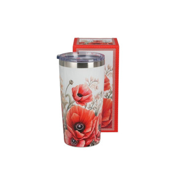 Lonček Termo Kovinski Poppies 600ml