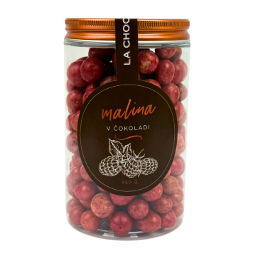 Malina v beli čokoladi 250g - SLO